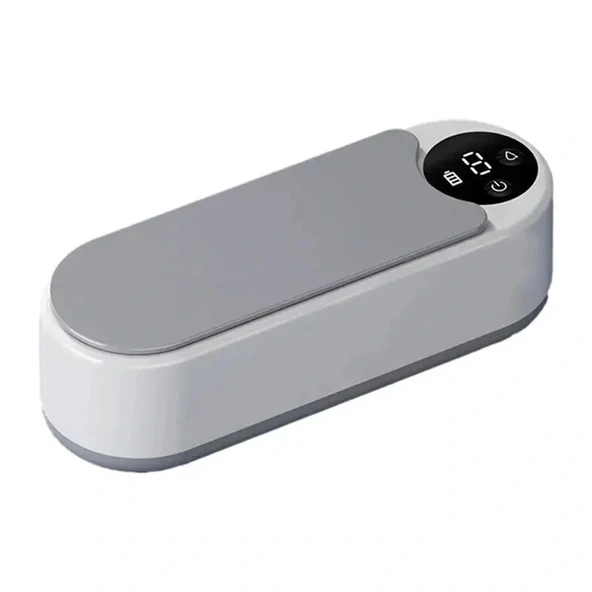 DailyTech Tek Tuşlu Ultrasonik Temizleme Cihazı Gözlük Takı Saat için Dijital Zaman Ayarlı Temizleyici ürün görseli 1