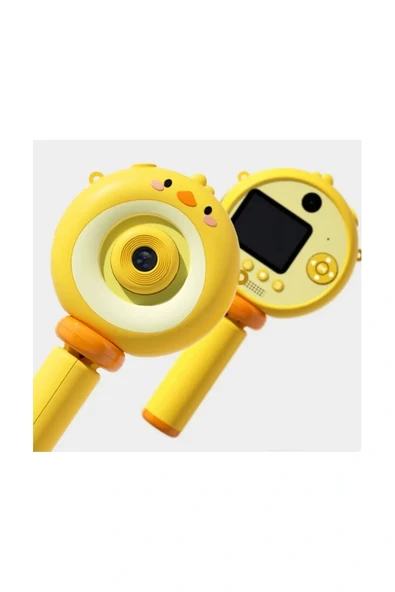 Hd Kamera Karikatür Tripodlu Çocuk Dijital Kamera Fotoğraf Makinası 1080p Video Kaydedici 2.0 İnç ürün görseli 1