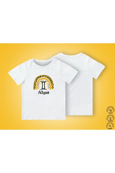 TexKid Kişiye Özel Burçlu Çocuk Tişört ürün görseli 1