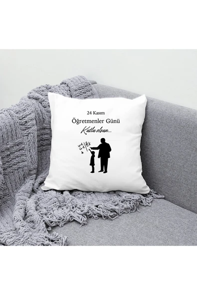 TexKid Öğretmenler Günü Harf Temalı Hediye Yastık ürün görseli 1