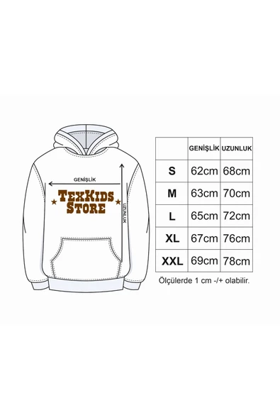 TexKid Kişiye Özel Baskılı Unisex Oversize Sweatshirt (Sırt Baskı) - Resim 2