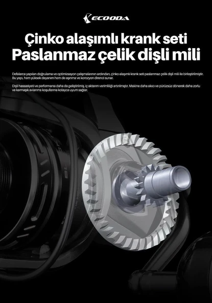 Ecooda Black Hawk III 5000 Olta Makinesi - Resim 3