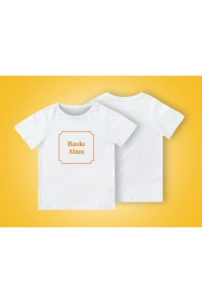 TexKid Kişiye Özel Baskılı Çocuk Tişört (Ön Yüz) ürün görseli 1