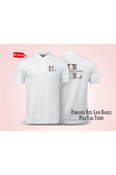 TexKid Firmalara Özel Logo Baskılı 10 Adet Polo Yaka Tişört - Resim 3