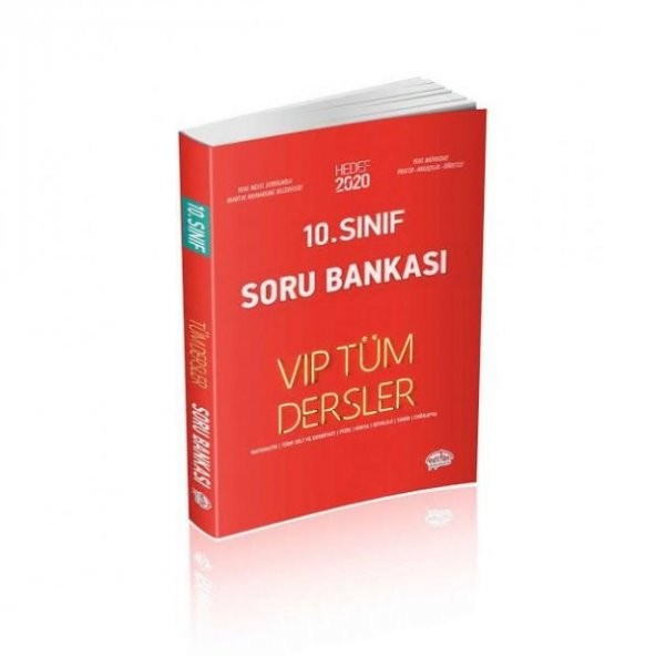 10. Sınıf VIP Tüm Dersler Soru Bankası Editör Yayınları