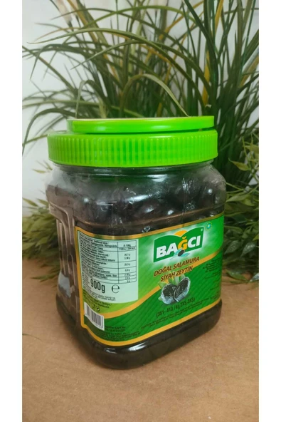 Bağcı doğal salamura siyah zeytin ürün görseli 1