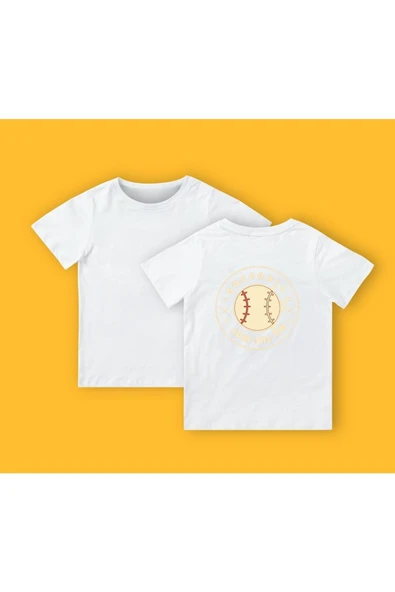 TexKid Sonuna Kadar Beyzbol Yazılı Çocuk Tişört (Arka Yüz) ürün görseli 1
