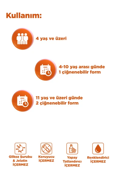 Imutor Gummies 60 Çiğnenebilir Form - Resim 4