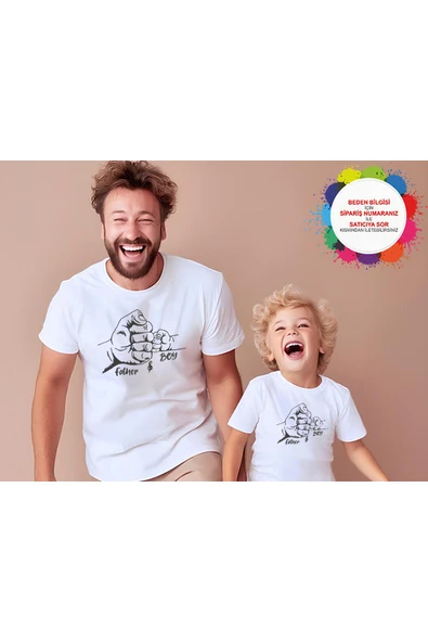 TexKid Baba Ve Oğlu  Çocuk Tişört ürün görseli 1