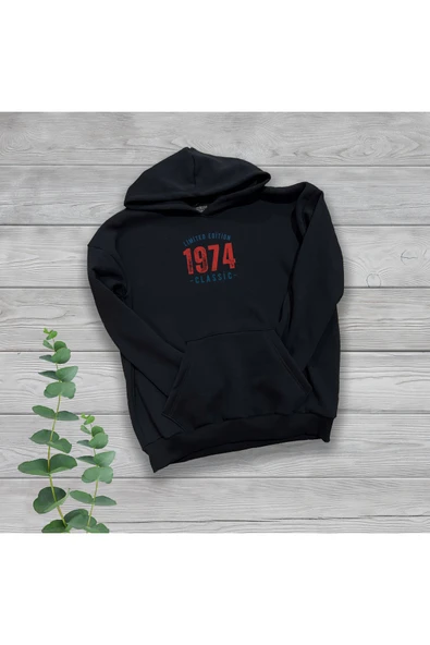 TexKid 1974 Yazılı Göğüs Baskılı Unisex Oversize Sweatshirt ürün görseli 1