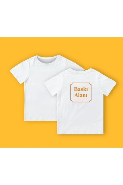 TexKid Kişiye Özel Baskılı Çocuk Tişört (Arka Yüz) ürün görseli 1