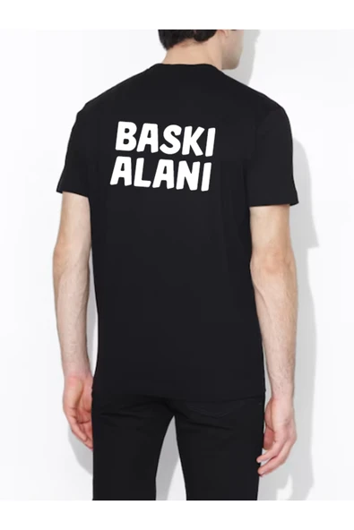 TexKid Kişiye Özel Baskılı Unisex Tişört (SIRT BASKI) ürün görseli 1