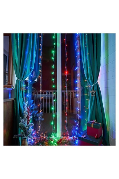 Şahnet Kumandalı RGB Perde Led Işık 3x3 Mt - Peri Led ürün görseli 1