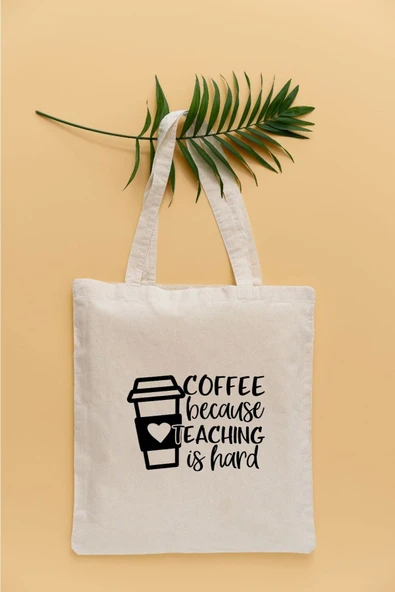 TexKid Kahve Temalı Sıvı Geçirmez Bez Çanta ürün görseli 1