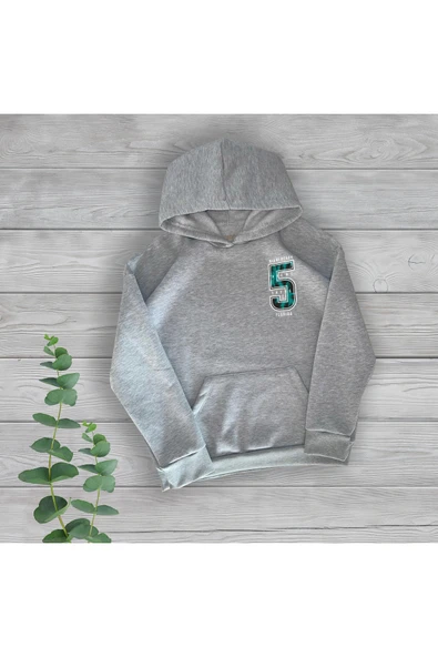 TexKid 5 Miami Göğüs Baskılı Unisex Oversize Sweatshirt ürün görseli 1