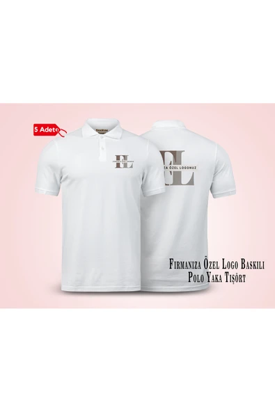 TexKid Firmalara Özel Logo Baskılı 5 Adet Polo Yaka Tişört ürün görseli 1