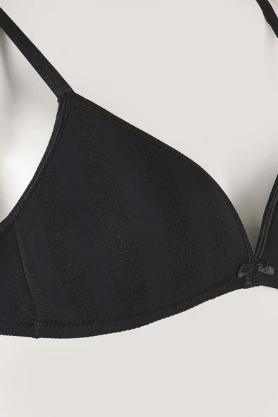 Siyah Selına Balensiz Sütyen - Resim 2