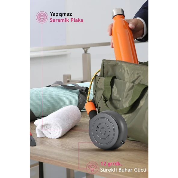 Altus HandyGo AL 5533 A 1400 W Antrasit Buharlı Kırışık Giderici - Resim 6