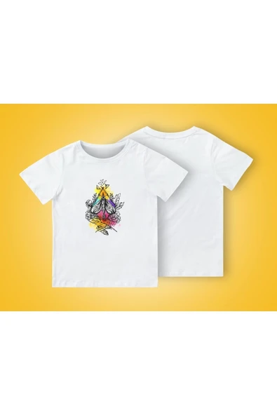 TexKid Yaprak Yusufçuk Baskılı Çocuk Tişört ürün görseli 1