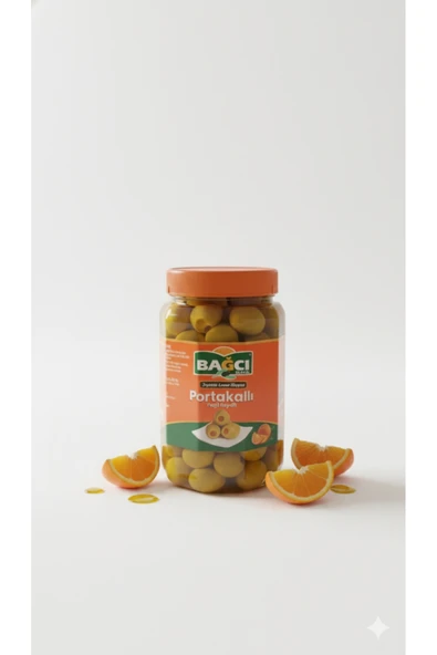 Bağcı portakallı yeşil zeytin 700g ürün görseli 1