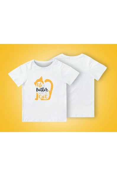 TexKid Hayat Bir Keidyle Daha İyi Yazılı Çocuk Tişört ürün görseli 1