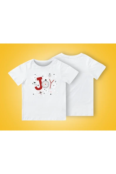 TexKid Joy Yılbaşı Baskılı Çocuk Tişörtü ürün görseli 1