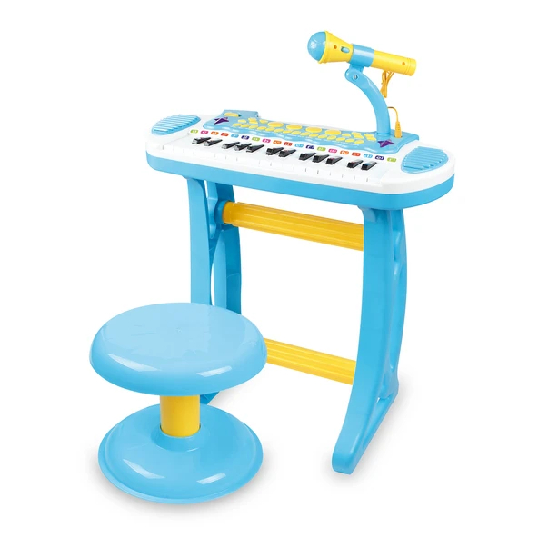 Vardem 24 Tuşlu Mini Piyano MP3 Ve Mikrofonlu BAO-3132C Mavi ürün görseli 1