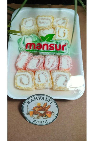Mansur meyvalı lokum 300 gr x3 ürün görseli 1