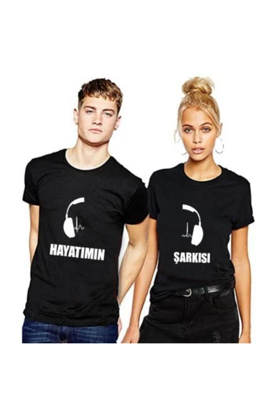 HediyeciAmca Siyah Sevgili Tişört Kombini ürün görseli 1