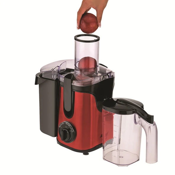 Arzum AR191 Meyvix Katı Meyve Sıkacağı - Kırmızı - Resim 5