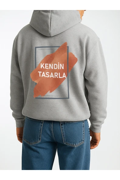 TexKid Kişiye Özel Baskılı Unisex Oversize Sweatshirt (Sırt Baskı) ürün görseli 1