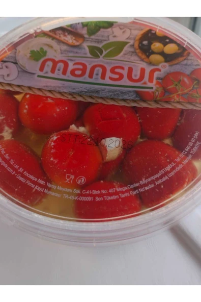 Mansur peynir dolgulu kiraz biberi 550 g ürün görseli 1