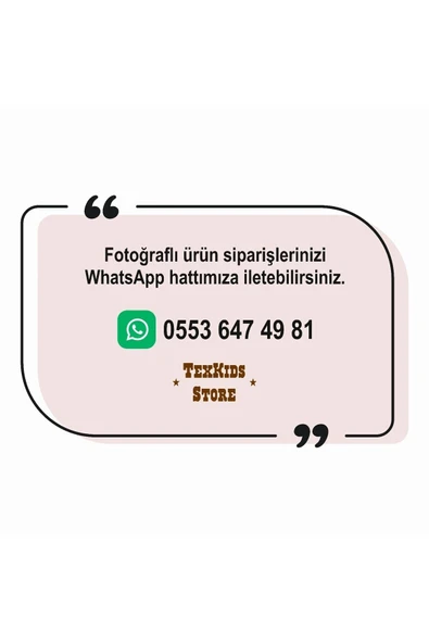 TexKid Kişiye Özel Baskılı Çocuk Tişört (Ön Yüz) - Resim 2