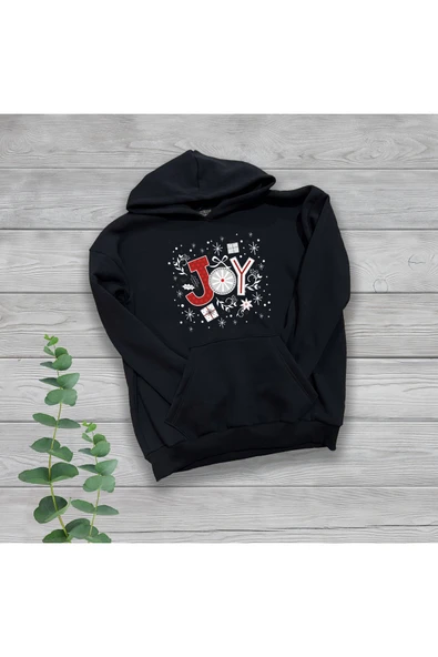 TexKid Joy Yeni Yıl Göğüs Baskılı Yılbaşı Sweatshirt ürün görseli 1