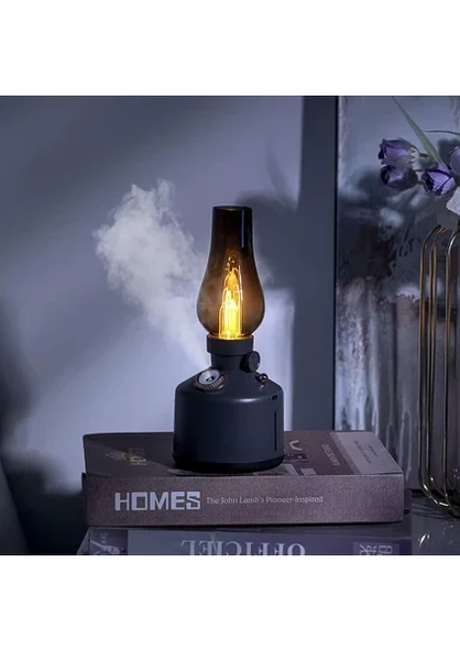 LEBRON Şarjlı Gece Lambası &Yeşil Hava Nemlendirici Buhar Makinesi 280ml - Resim 4