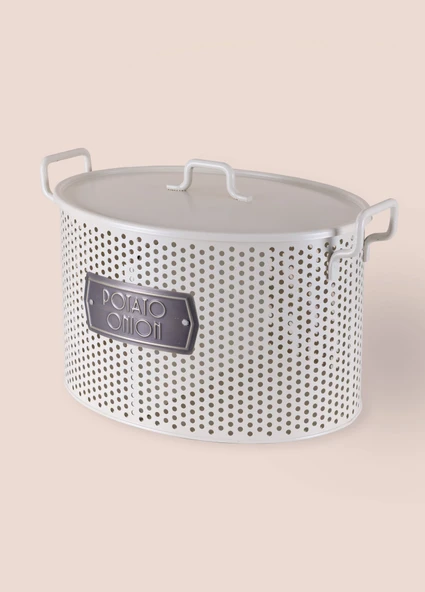 The Mia (İçi 2 Hazneli) Patates ve Soğan Kabı -Krem - Resim 4