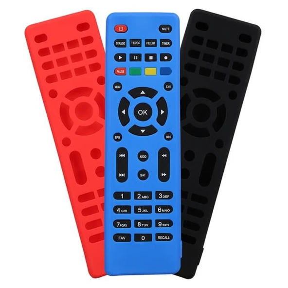 Weko WK-24740 Silikon Kumanda Koruma Kılıfı Uydu Alıcıları İçin Uydundur - Resim 2