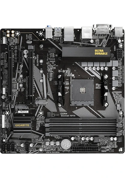 Gigabyte B550M-DS3H AMD AM4 DDR4 Micro ATX Anakart - Resim 2