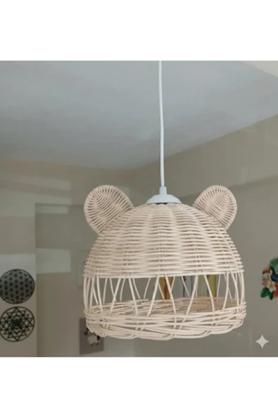 LAMPEGA Rattan Bambu Avize ürün görseli 1