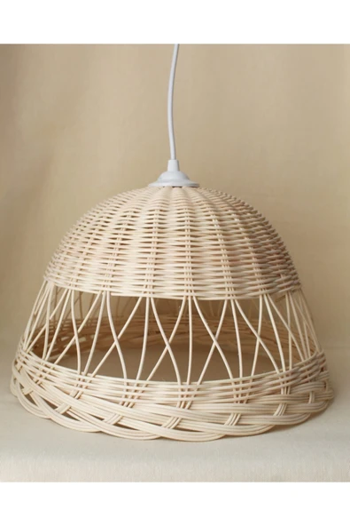 LAMPEGA  Rattan,bambu,hasır,doğal Avize ürün görseli 1