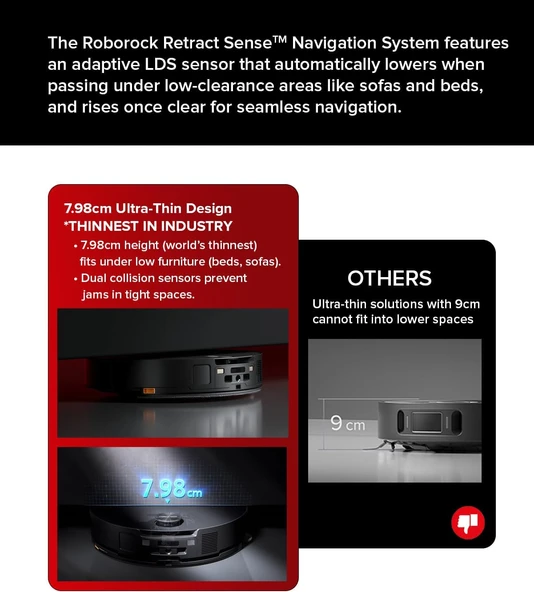 Roborock Saros 10 Çöp İstasyonlu Beyaz Akıllı Robot Süpürge (VİTRİN ÜRÜN) - Resim 3