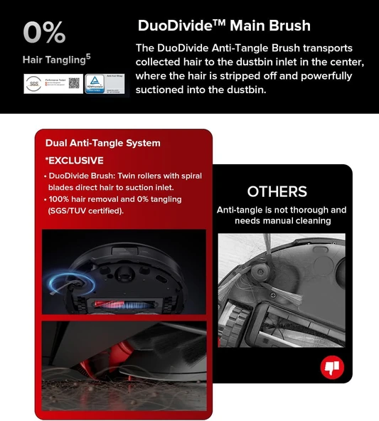 Roborock Saros 10 Çöp İstasyonlu Beyaz Akıllı Robot Süpürge (VİTRİN ÜRÜN) - Resim 4