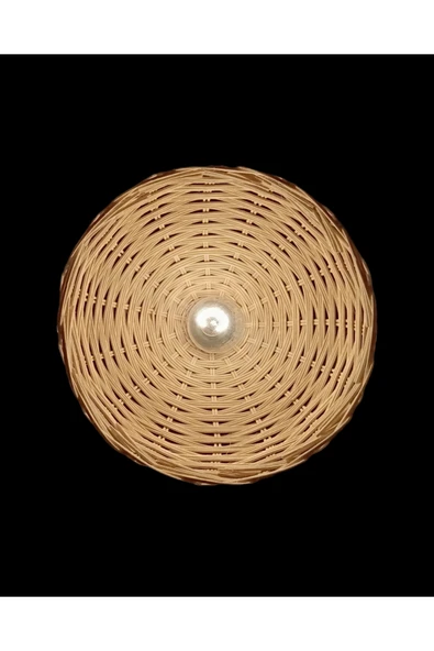 LAMPEGA Rattan Bambu Avize - Resim 3