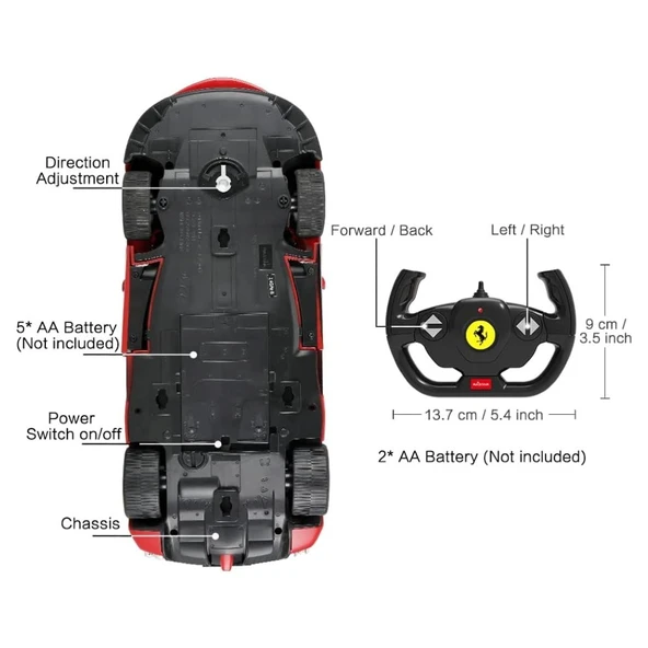 Rastar LaFerrari Aperta Drift Atan Uzaktan Kumandalı Araba - Resim 8