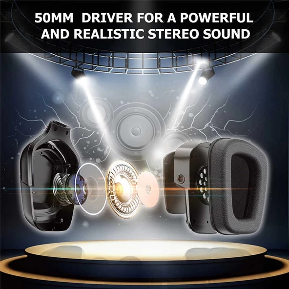 Zore Onikuma K20 RGB Oyuncu Kulaklığı 3.5mm - Resim 5