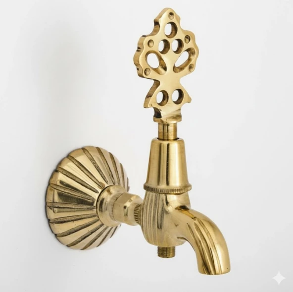 Osmanlı Musluk 1/2 (lüx , Sarı) ürün görseli 1