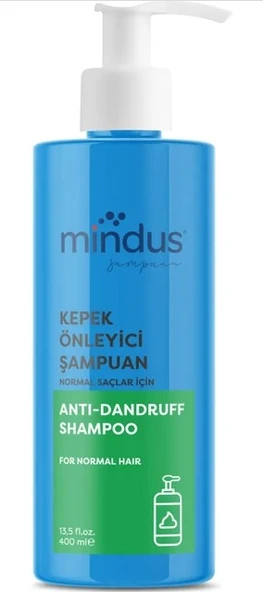 Mindus Normal Saç Kepek Önleyici Şampuan 400 ml ürün görseli 1