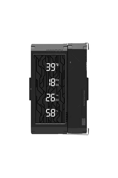 DIGITAL Isı Göstergeli 4 Isı Borulu 3000RPM 220W Intel & AMD Siyah Kule Tipi CPU Soğutucu - Resim 2