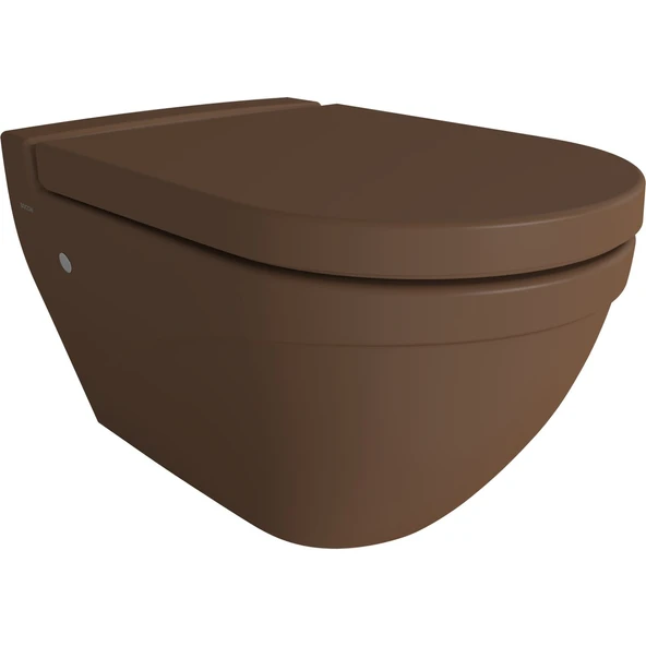 Taormina Arch Gizli Taharet Girişli Asma Klozet Mat Kahve Kapak Dahil 1012-025-0128 ürün görseli 1