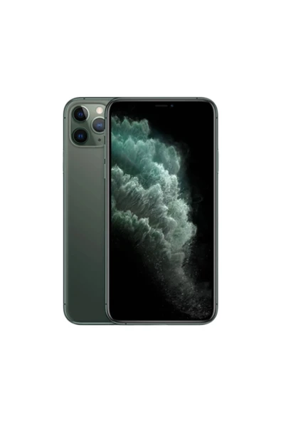 Yenilenmiş iPhone 11 Pro Max 64 GB Gece Yarısı Yeşili Cep Telefonu (12 Ay Garantili) - A Kalite ürün görseli 1